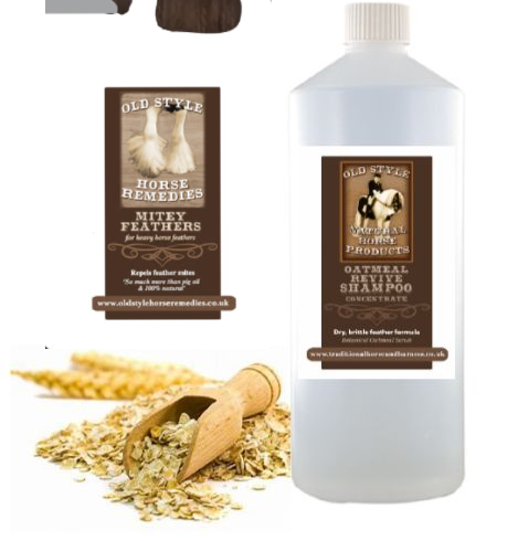 Mitey Feathers & Oatmeal Scrub Shampoo Bundle